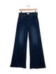 Mother Mid-Rise Wide Leg Jeans