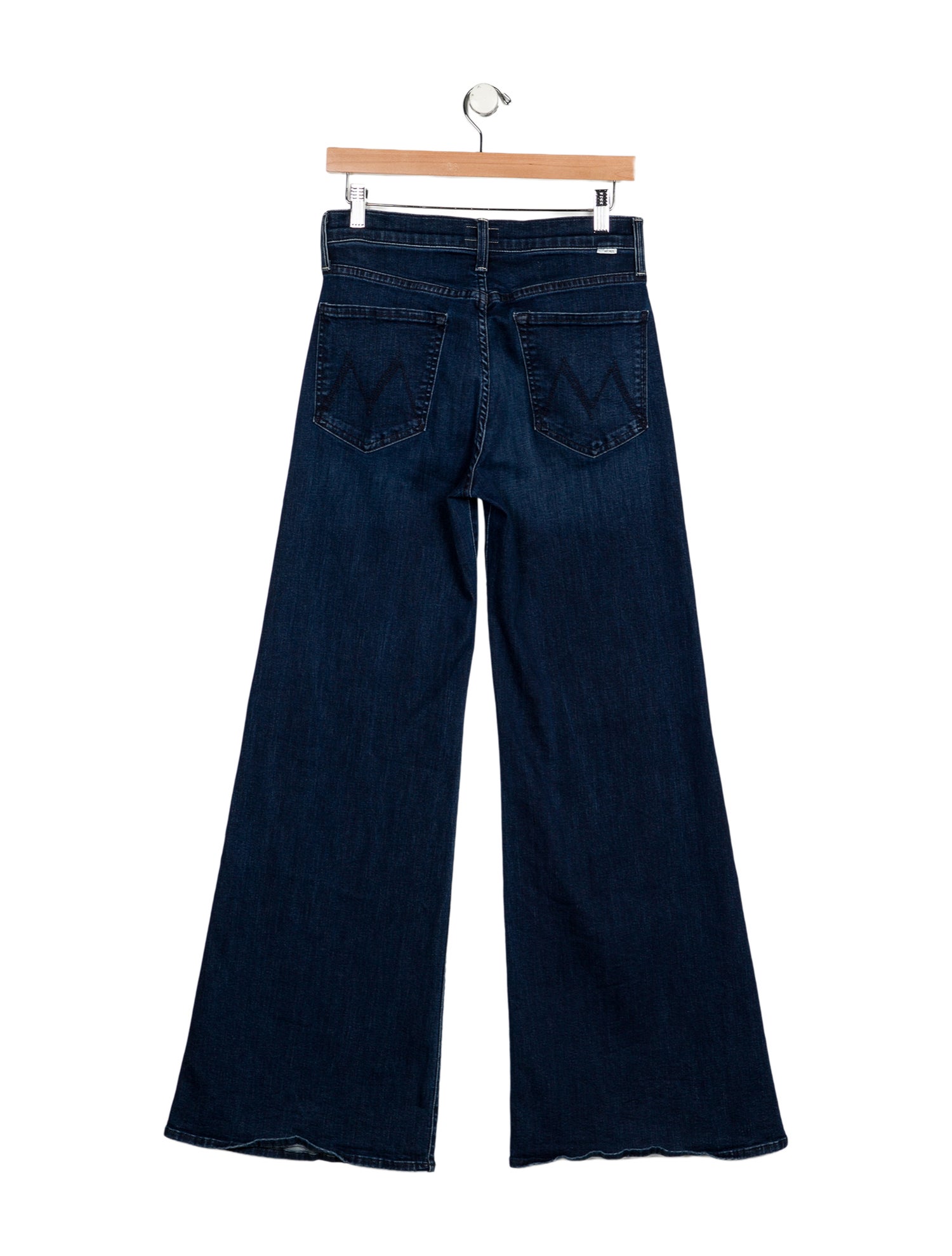 Mother Mid-Rise Wide Leg Jeans
