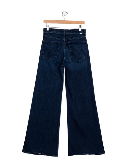 Mother Mid-Rise Wide Leg Jeans