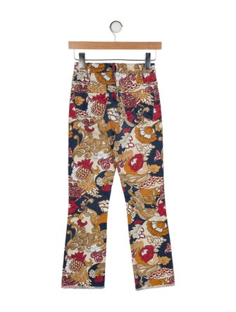 Mother Mid-Rise Straight Leg Jeans