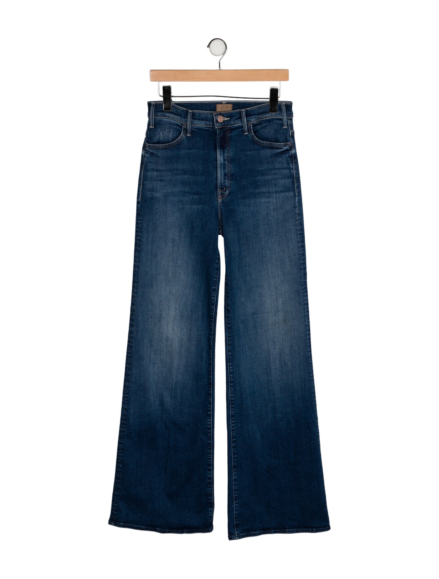Mother High-Rise Wide Leg Jeans