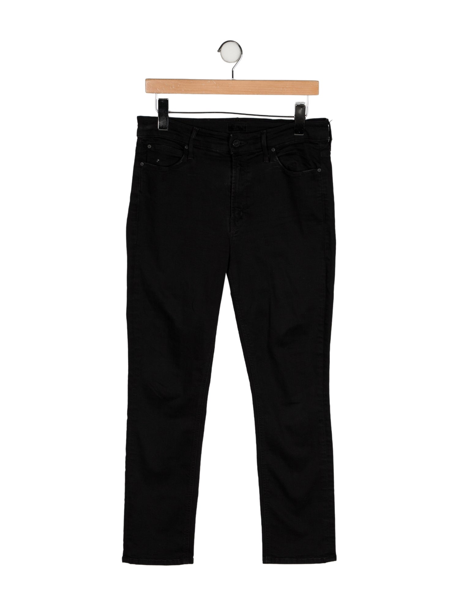 Mother Mid-Rise Straight Leg Jeans