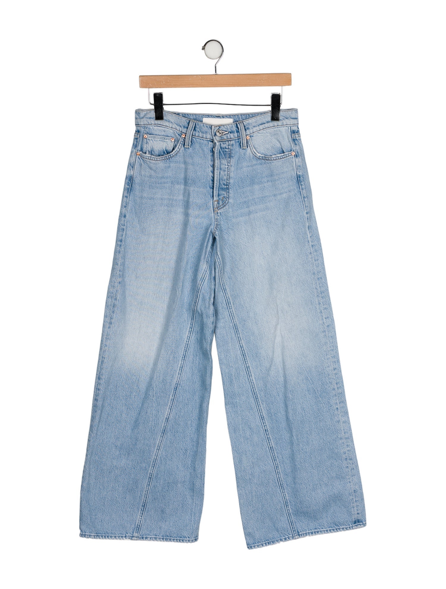 Mother High-Rise Wide Leg Jeans