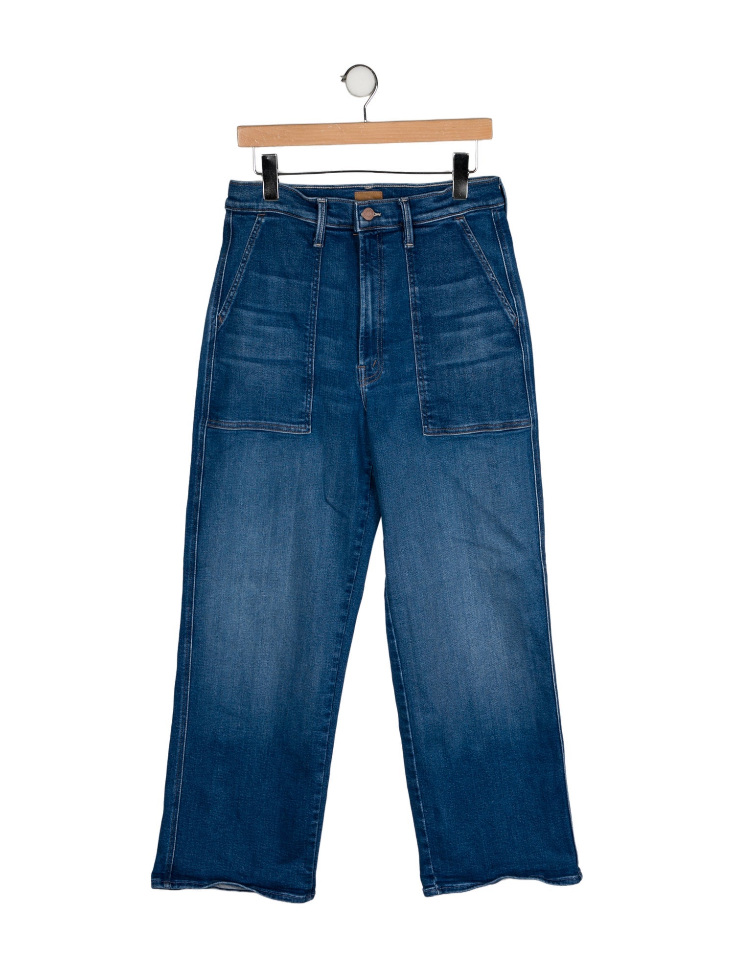 Mother High-Rise Wide Leg Jeans