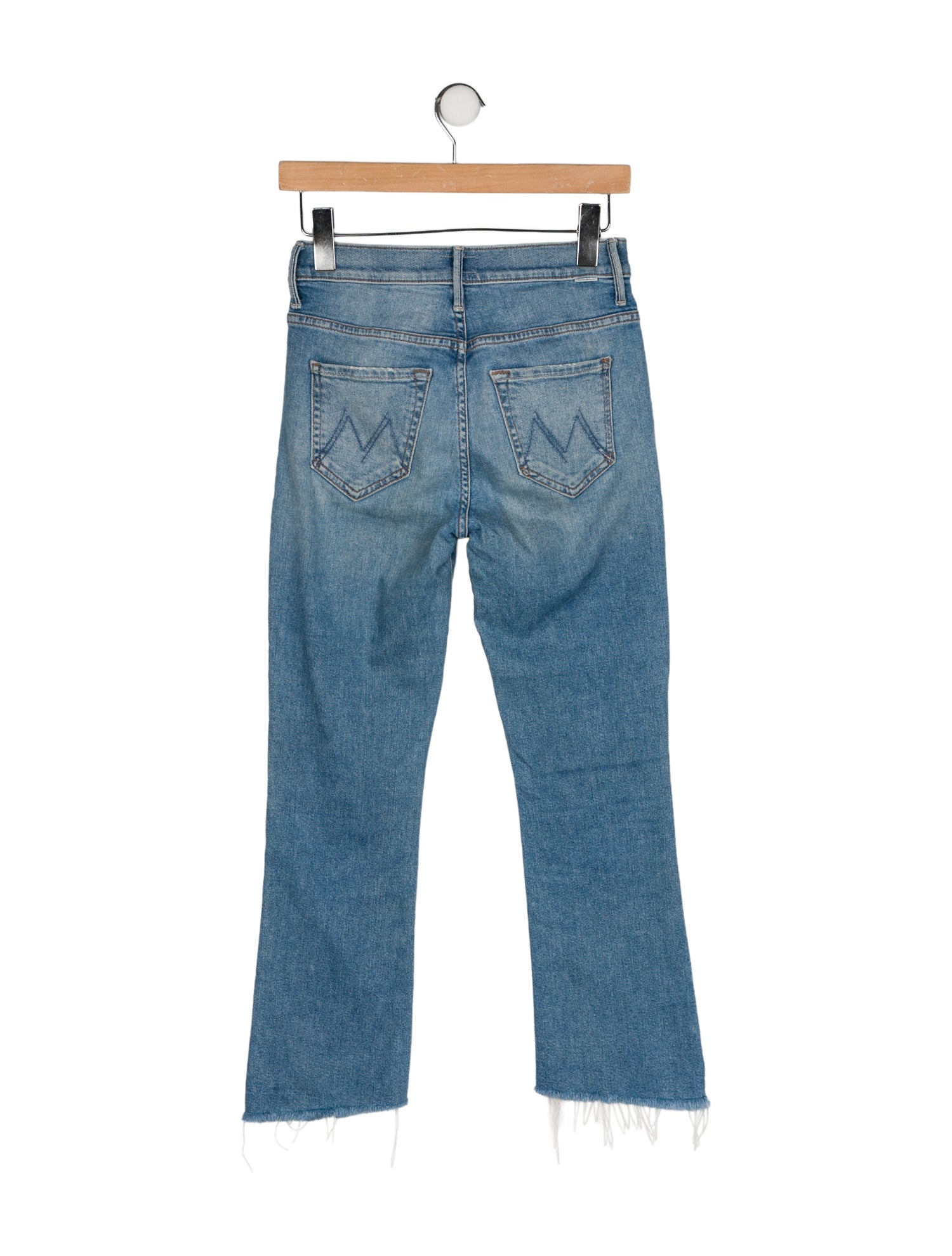 Mother Mid-Rise Straight Leg Jeans