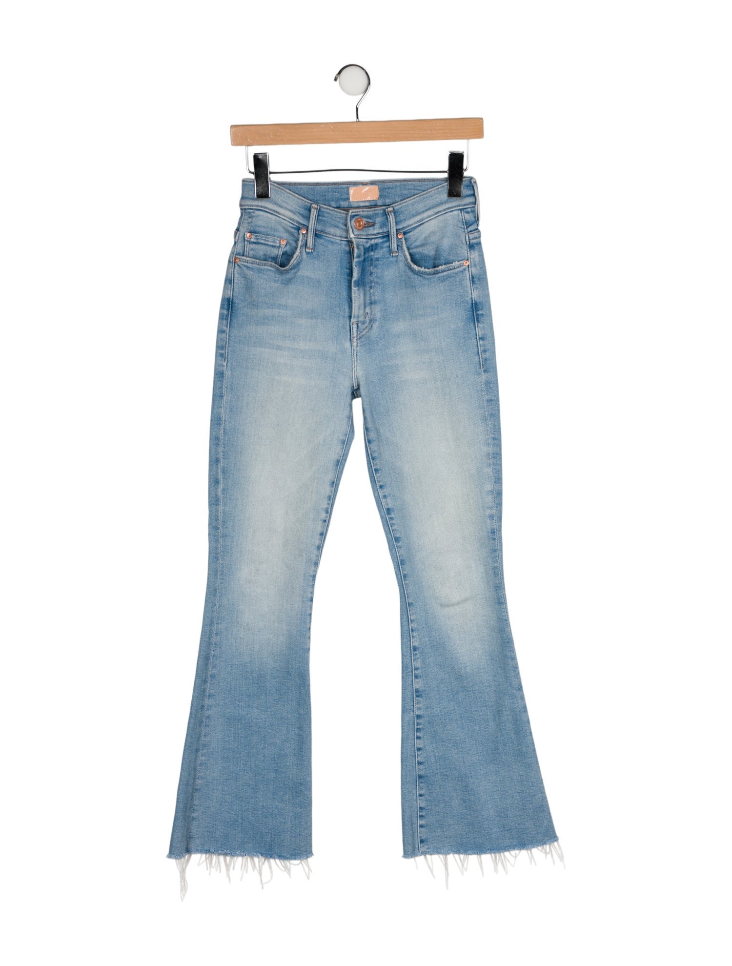 Mother Mid-Rise Wide Leg Jeans