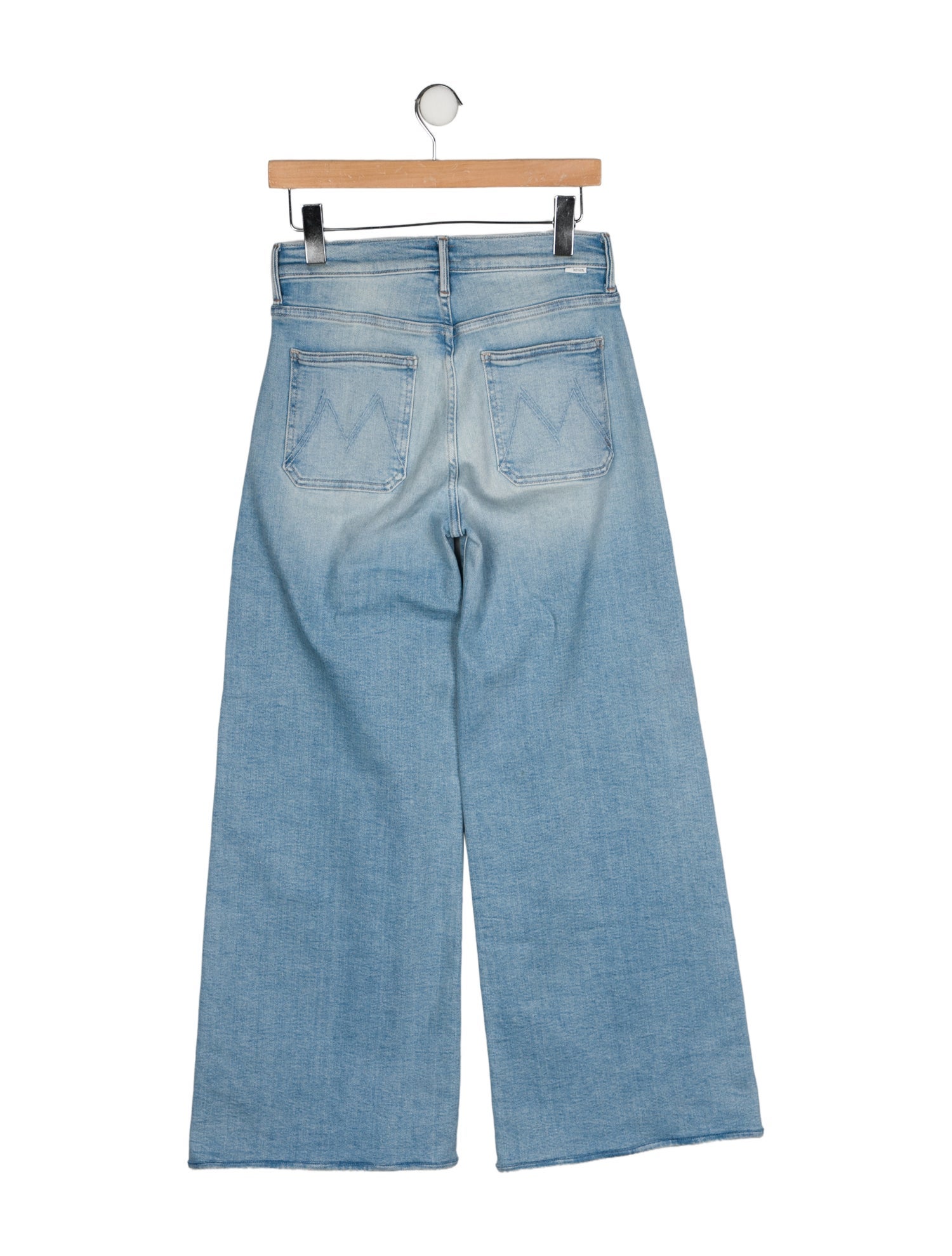 Mother Mid-Rise Wide Leg Jeans