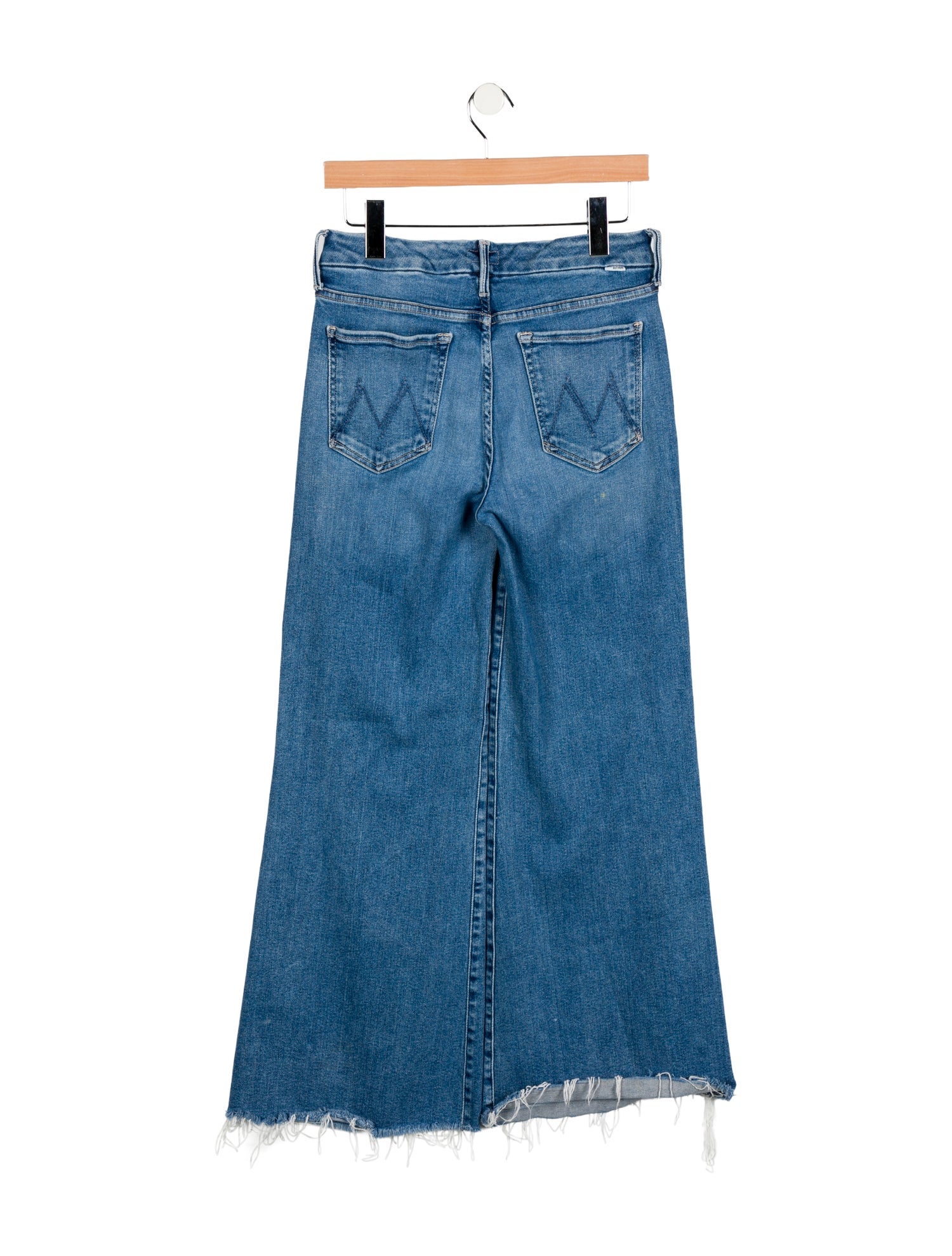 Mother Mid-Rise Wide Leg Jeans