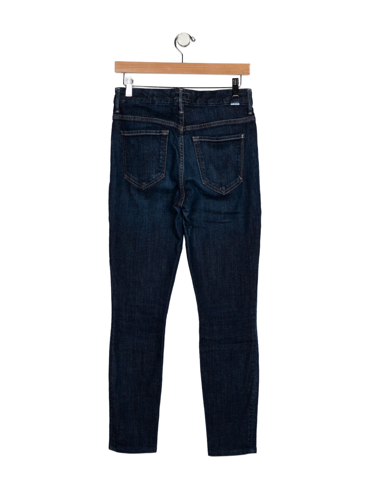 Mother Mid-Rise Skinny Leg Jeans