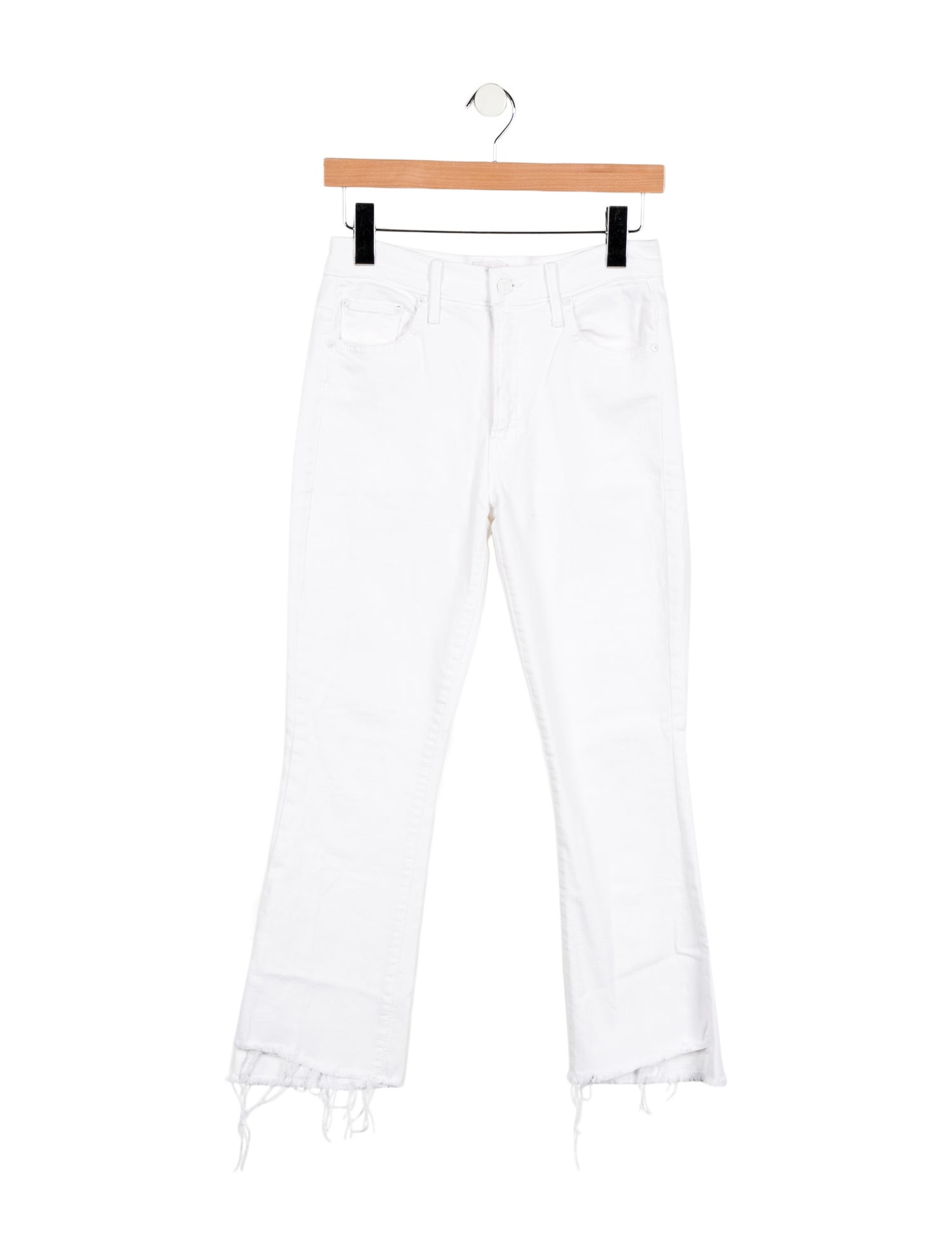 Mother Mid-Rise Straight Leg Jeans