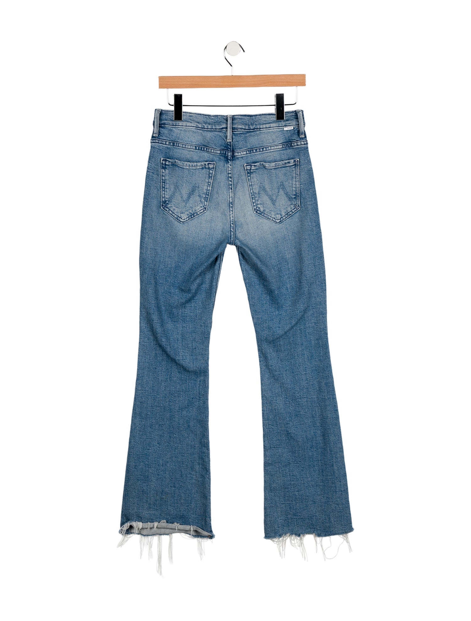 Mother Mid-Rise Wide Leg Jeans