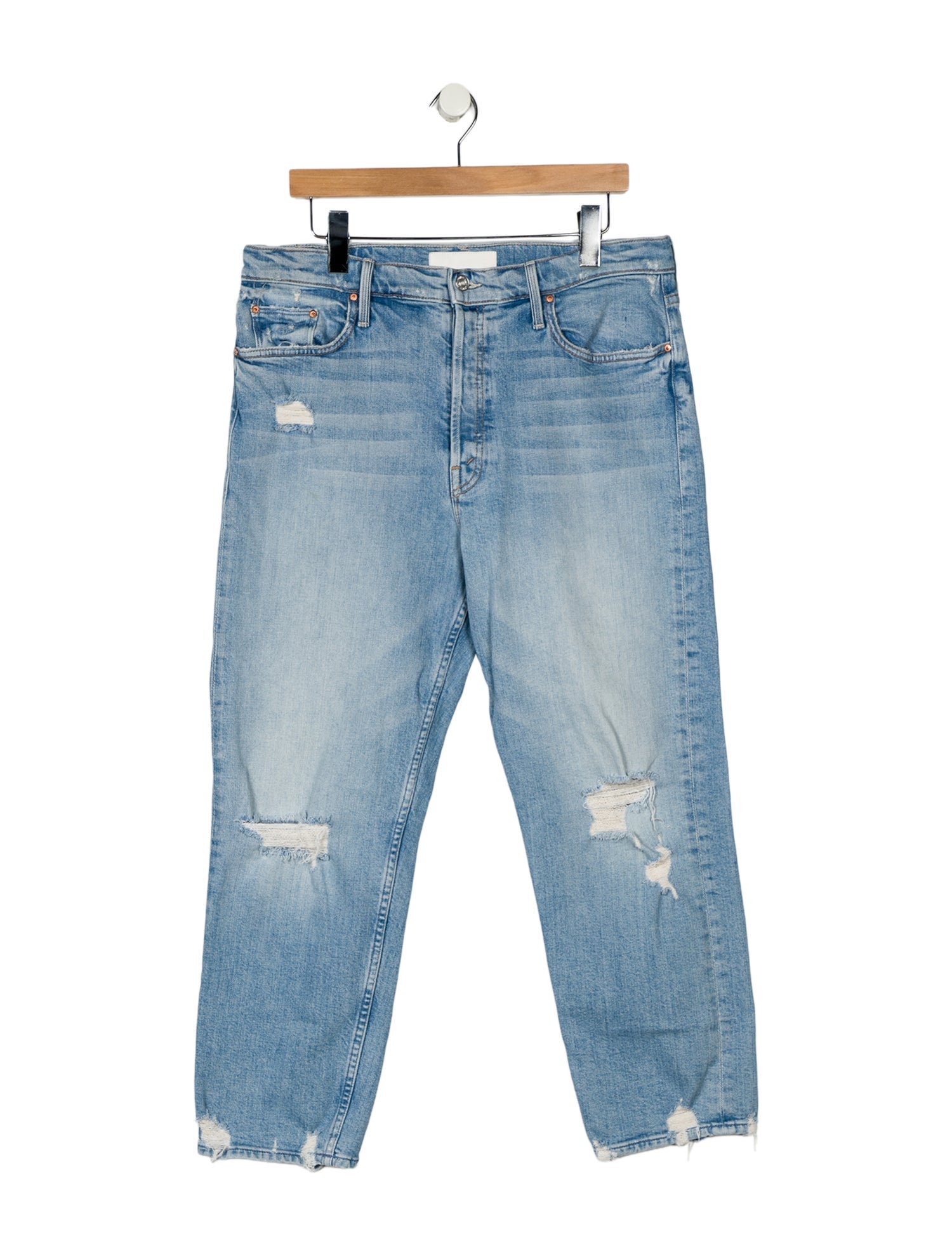 Mother High-Rise Straight Leg Jeans