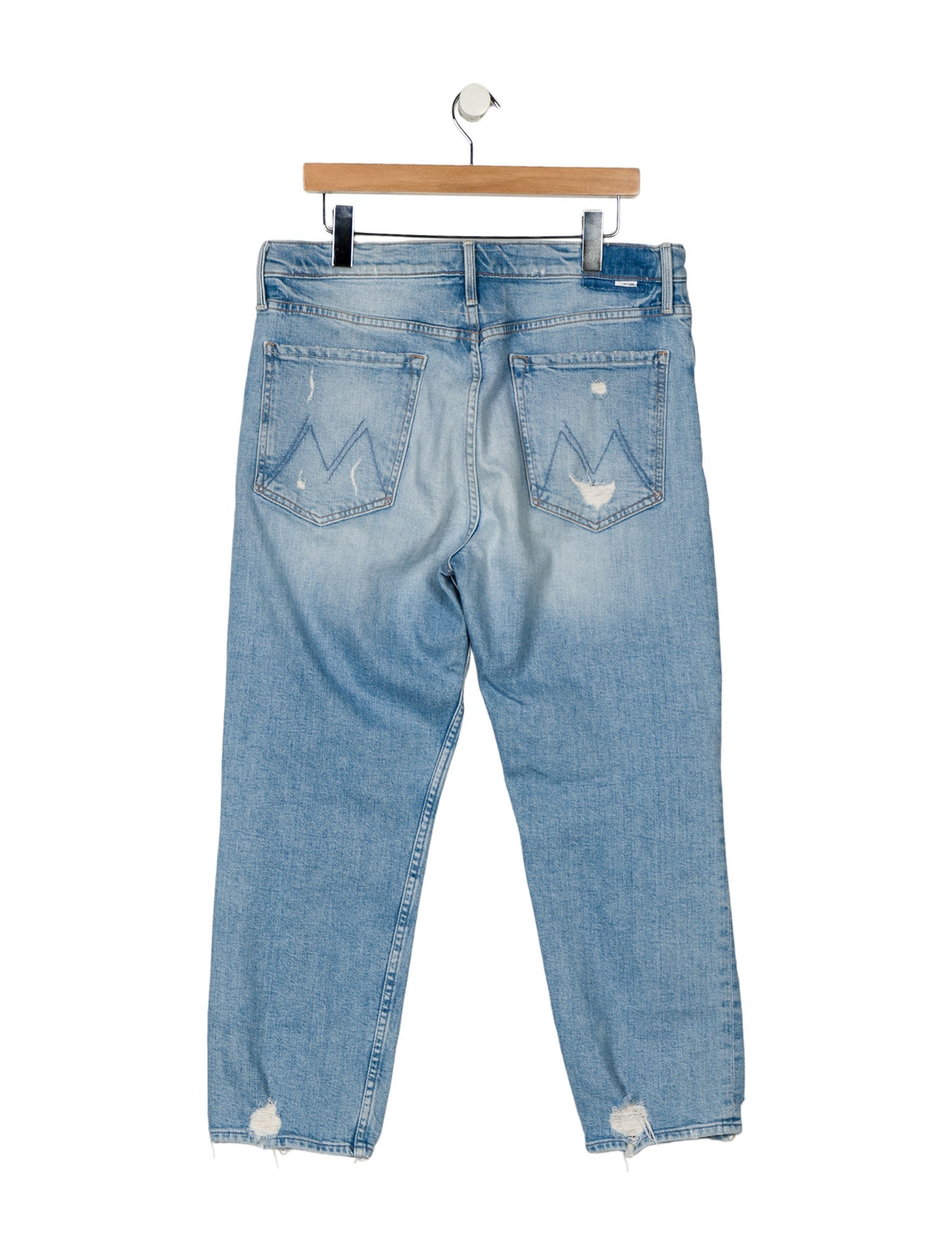 Mother High-Rise Straight Leg Jeans