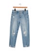 Mother High-Rise Straight Leg Jeans