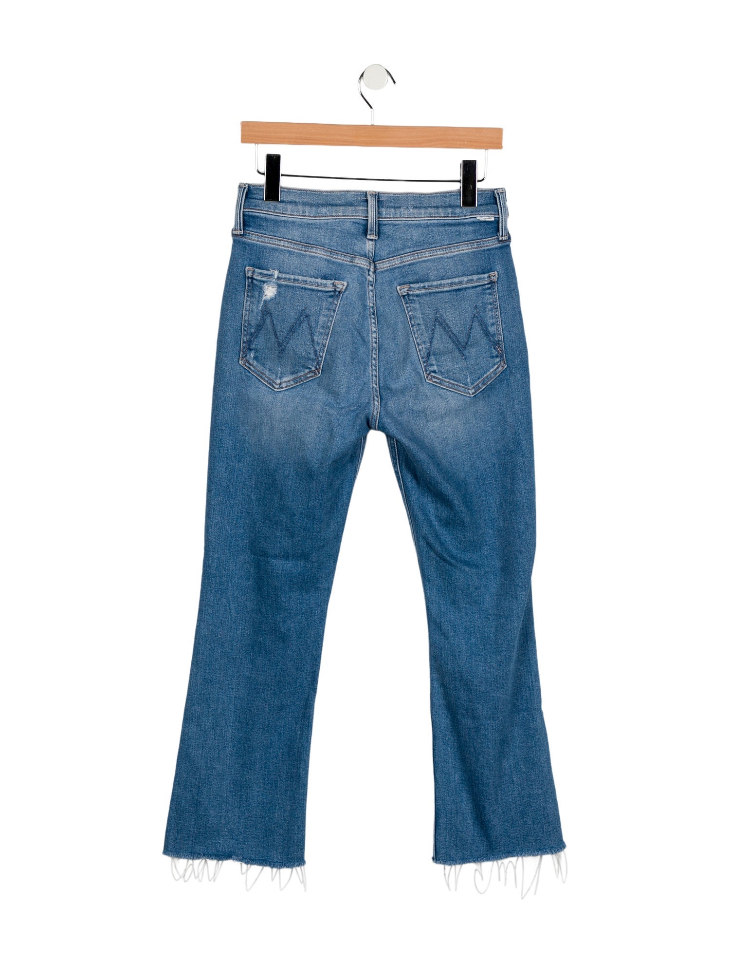 Mother Mid-Rise Straight Leg Jeans