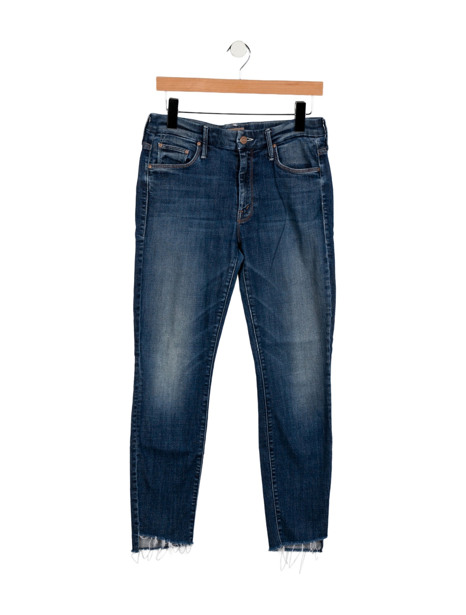 Mother Mid-Rise Skinny Leg Jeans
