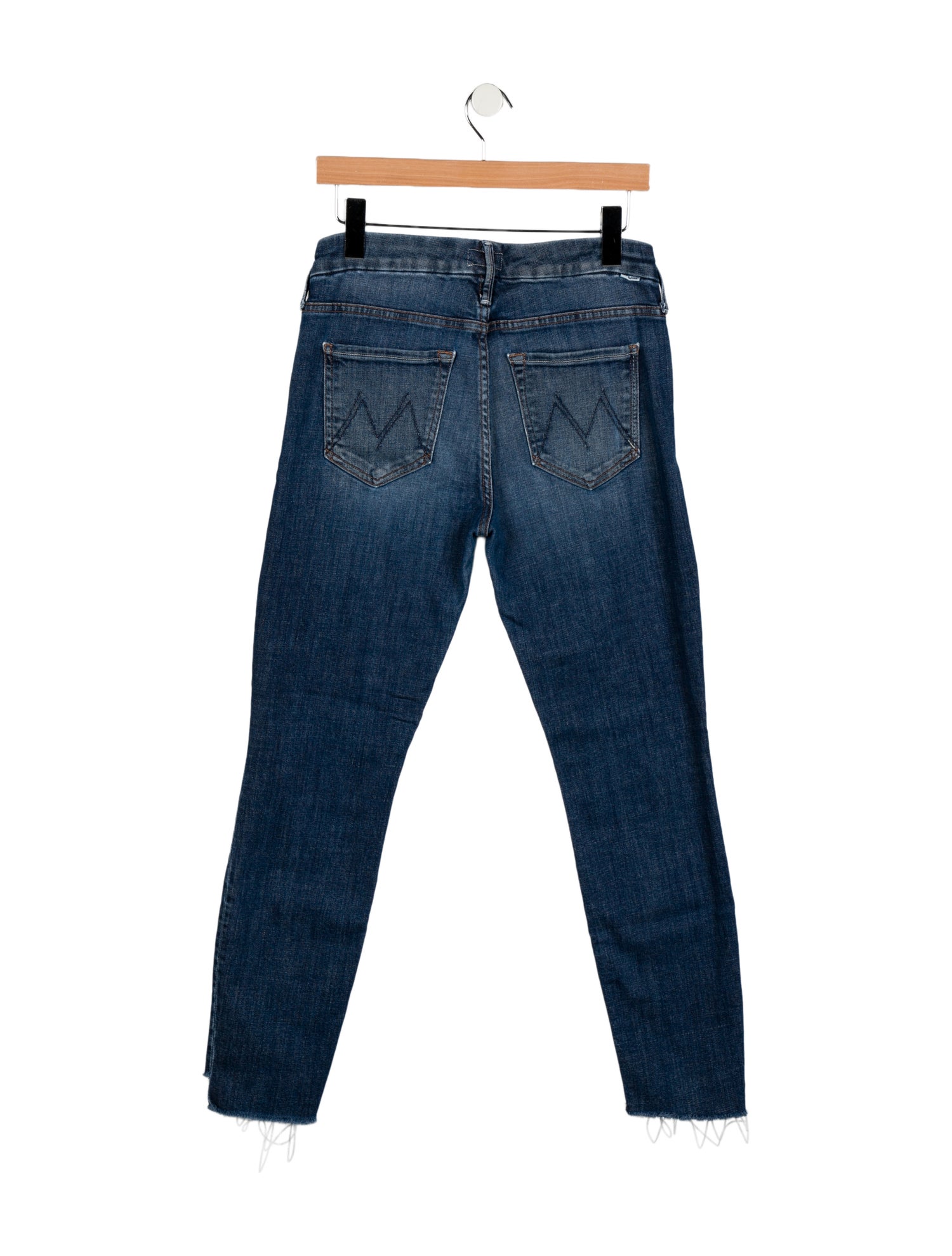 Mother Mid-Rise Skinny Leg Jeans