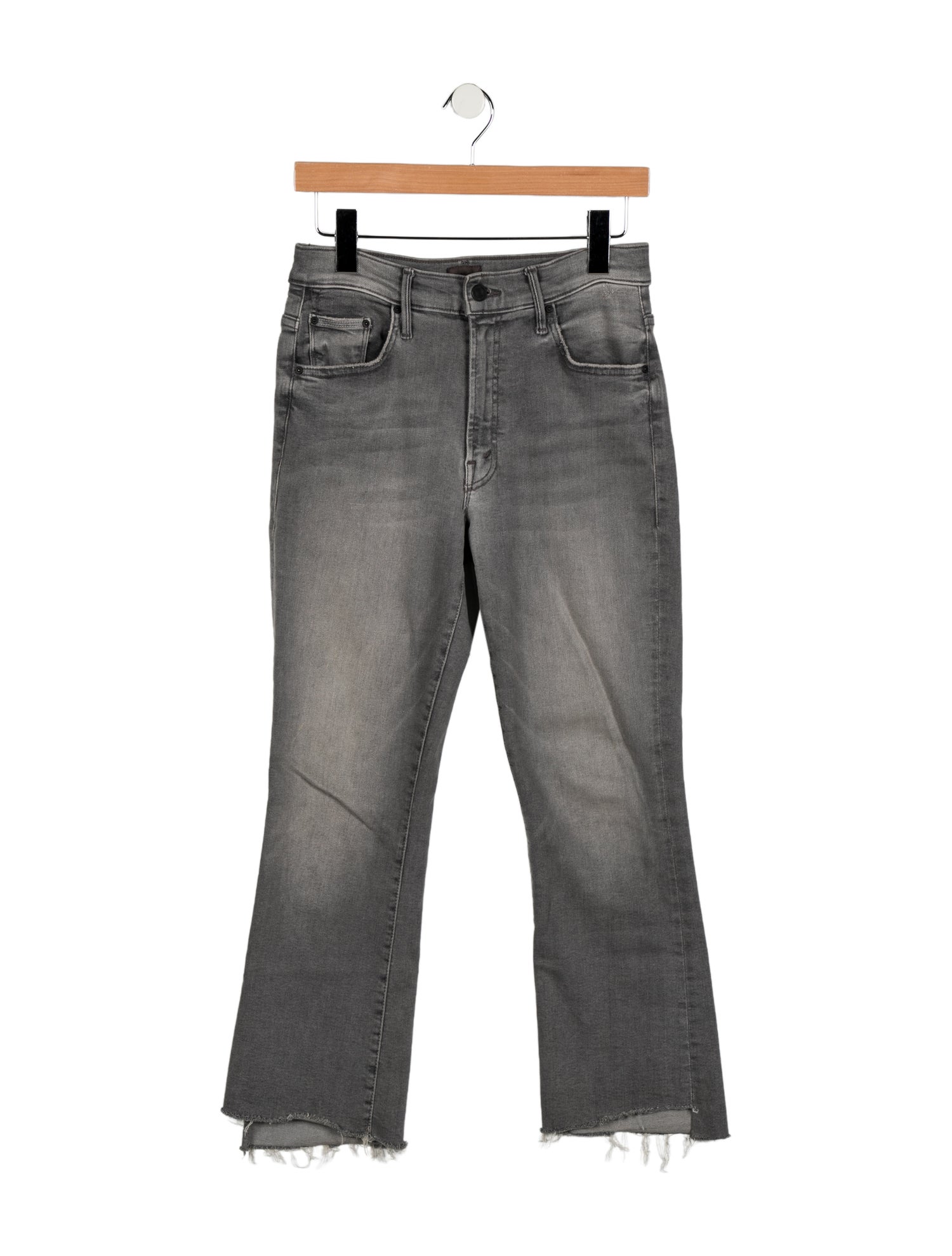 Mother Mid-Rise Straight Leg Jeans