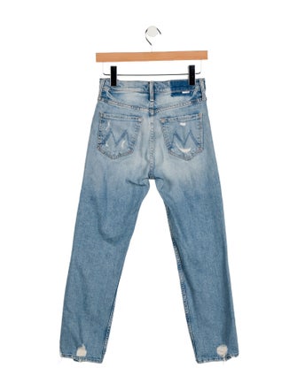 Mother High-Rise Straight Leg Jeans