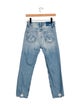Mother High-Rise Straight Leg Jeans