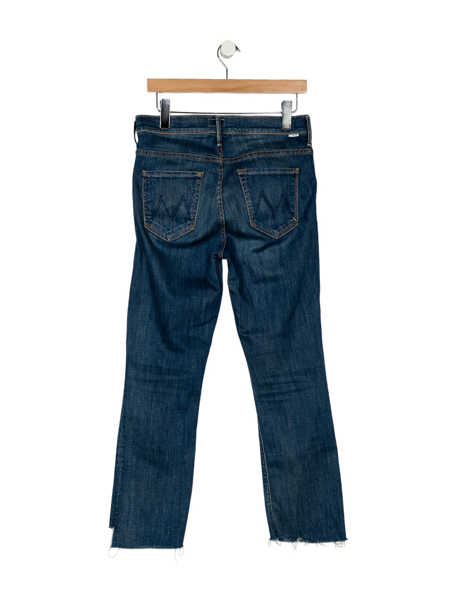 Mother Mid-Rise Straight Leg Jeans