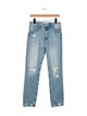 Mother Mid-Rise Straight Leg Jeans