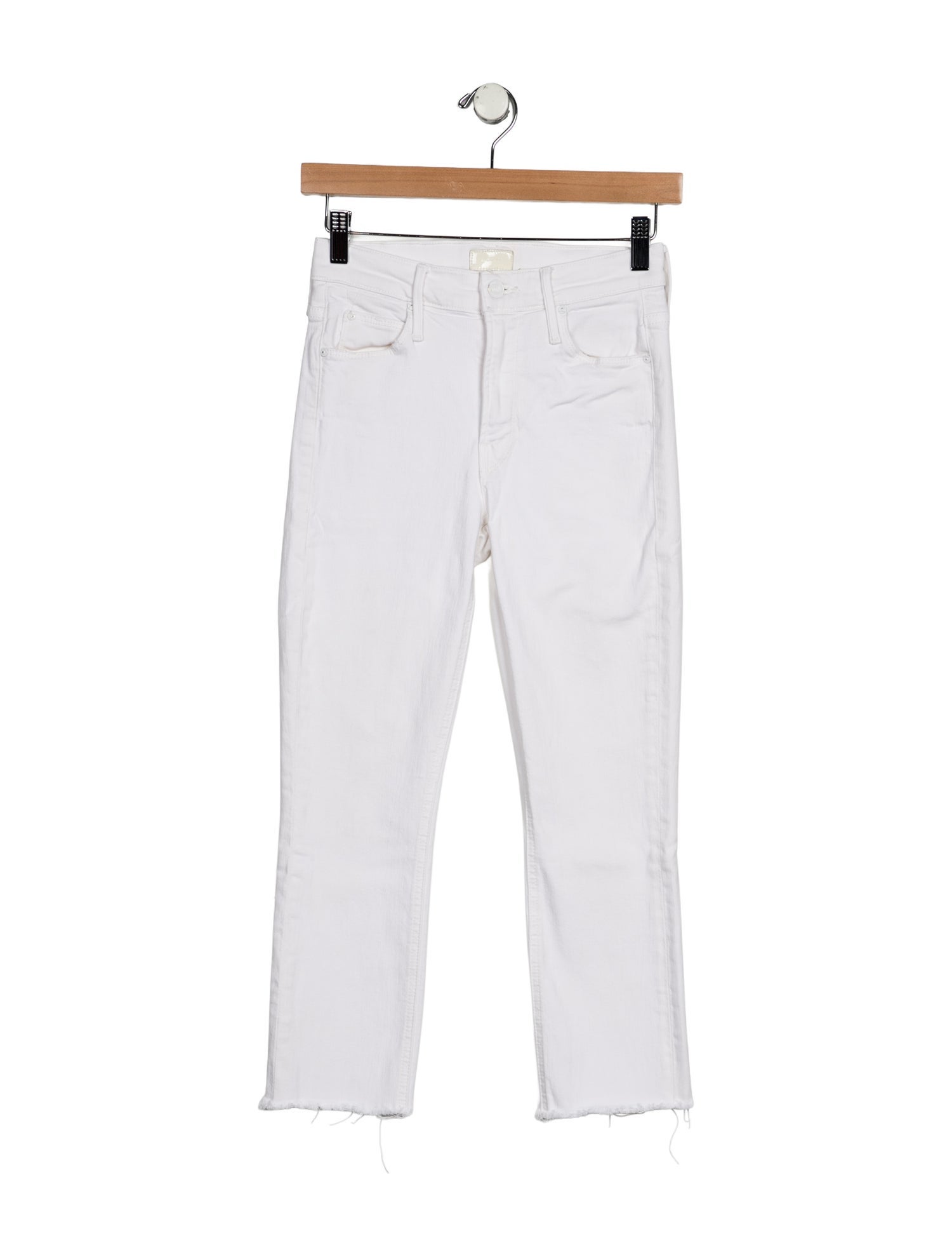 Mother Mid-Rise Straight Leg Jeans