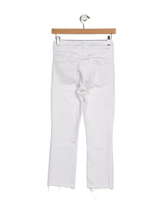 Mother Mid-Rise Straight Leg Jeans