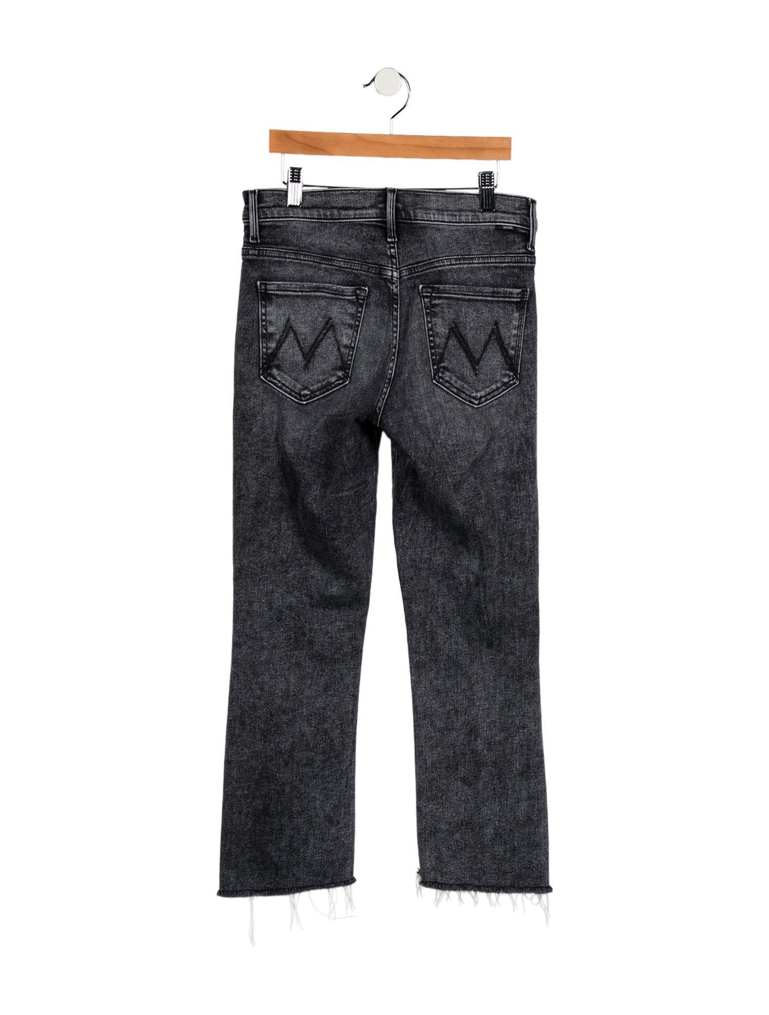 Mother Mid-Rise Straight Leg Jeans