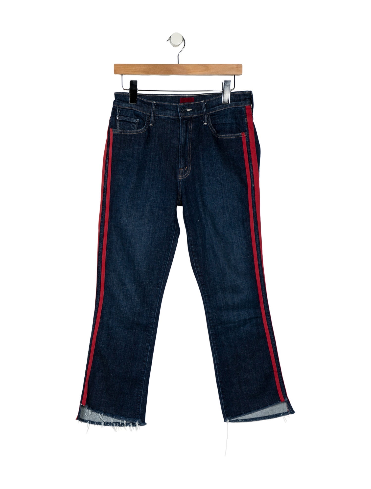 Mother Mid-Rise Straight Leg Jeans