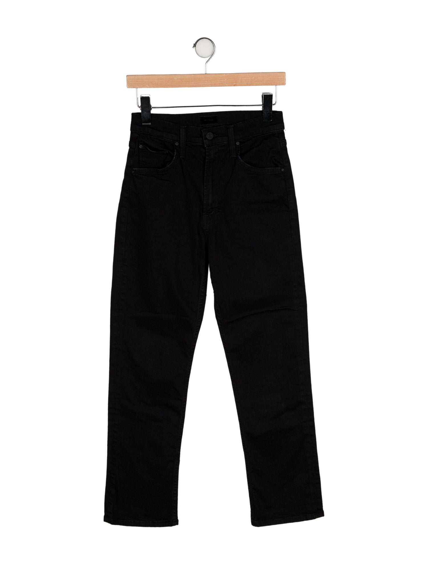 Mother High-Rise Straight Leg Jeans