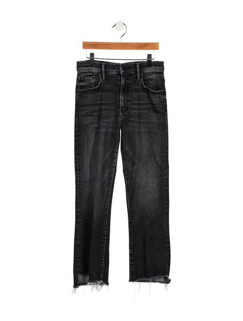 Mother Mid-Rise Wide Leg Jeans