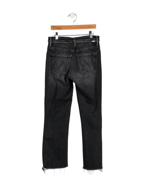 Mother Mid-Rise Wide Leg Jeans