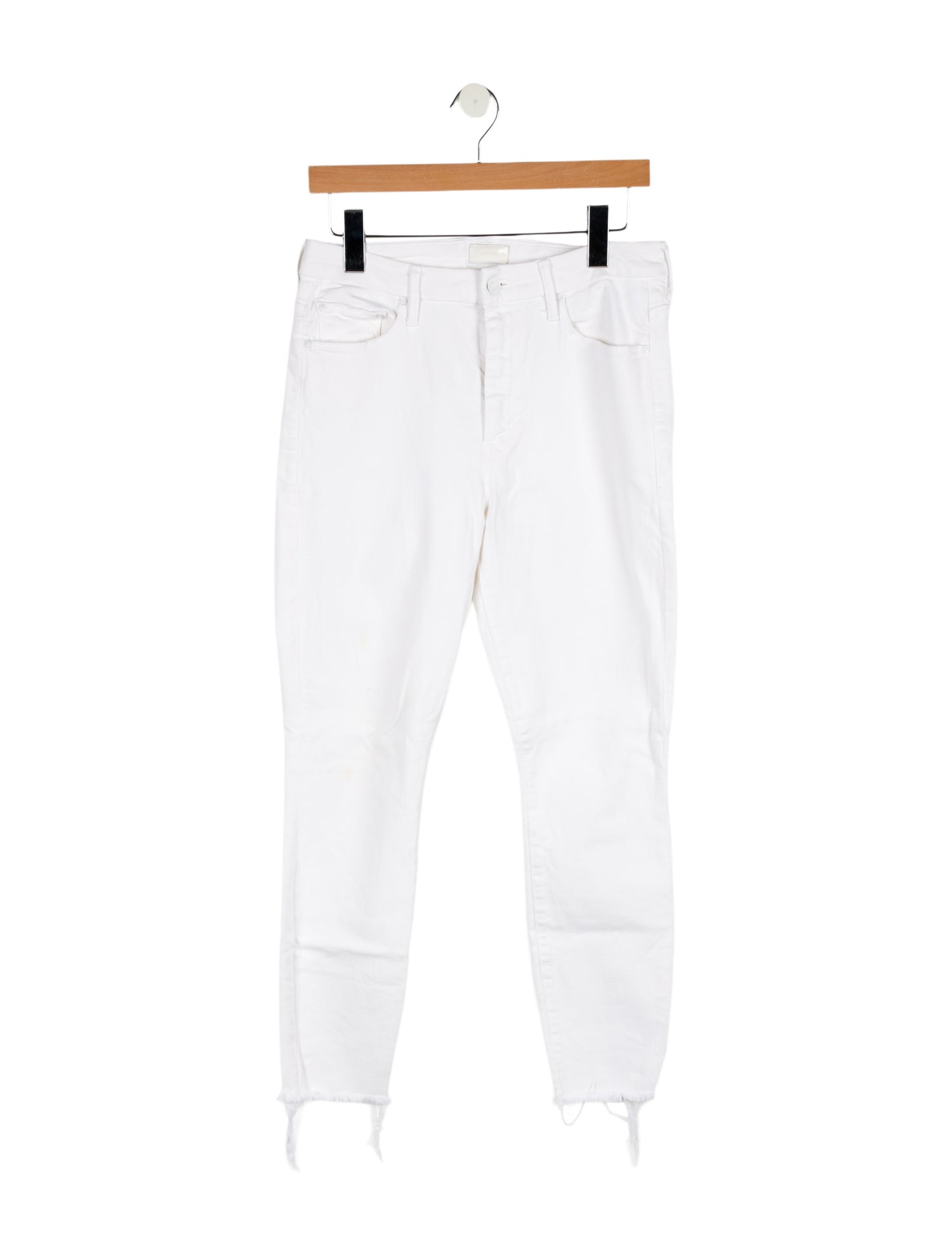 Mother Mid-Rise Skinny Leg Jeans
