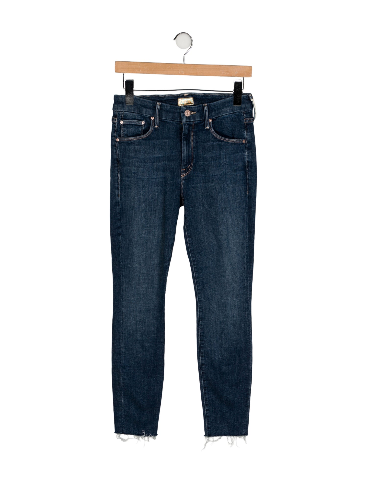 Mother Mid-Rise Skinny Leg Jeans