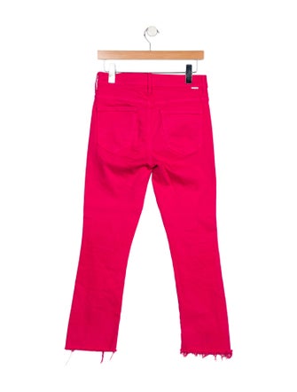 Mother Mid-Rise Straight Leg Jeans