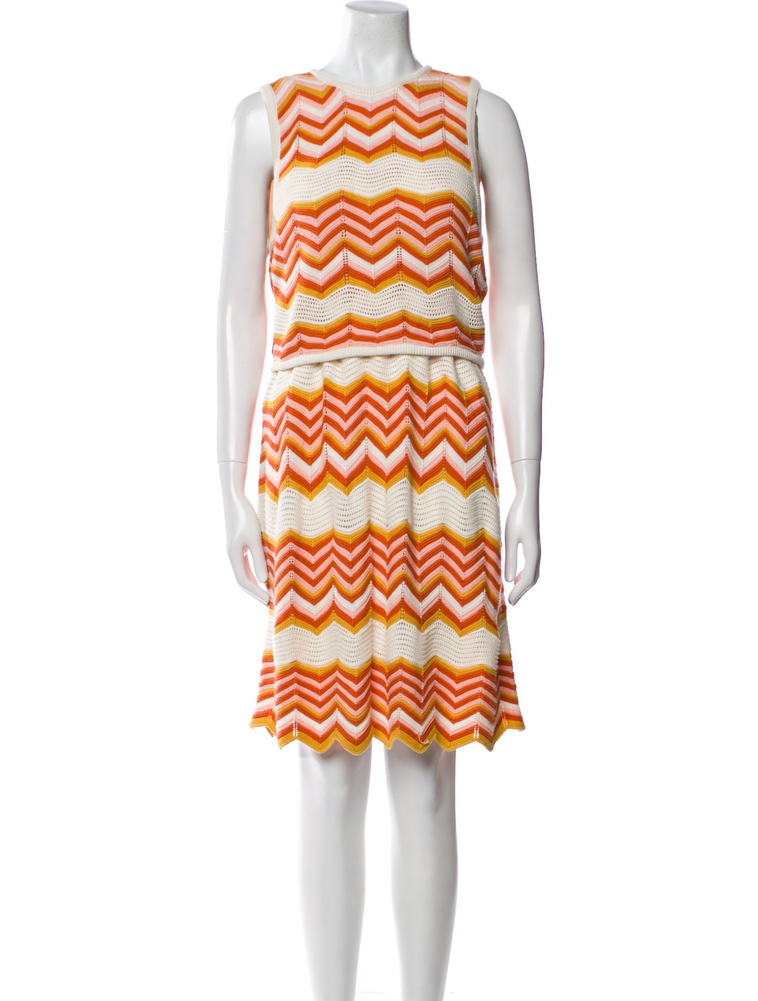 Mother Printed Cutout Accent Dress Set