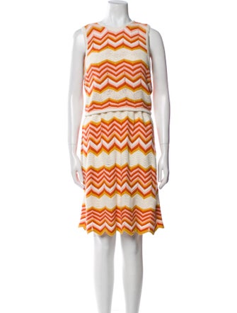 Mother Printed Cutout Accent Dress Set