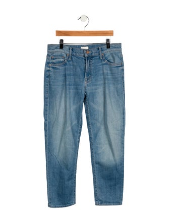 Mother Mid-Rise Skinny Leg Jeans