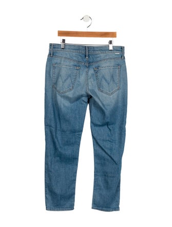 Mother Mid-Rise Skinny Leg Jeans