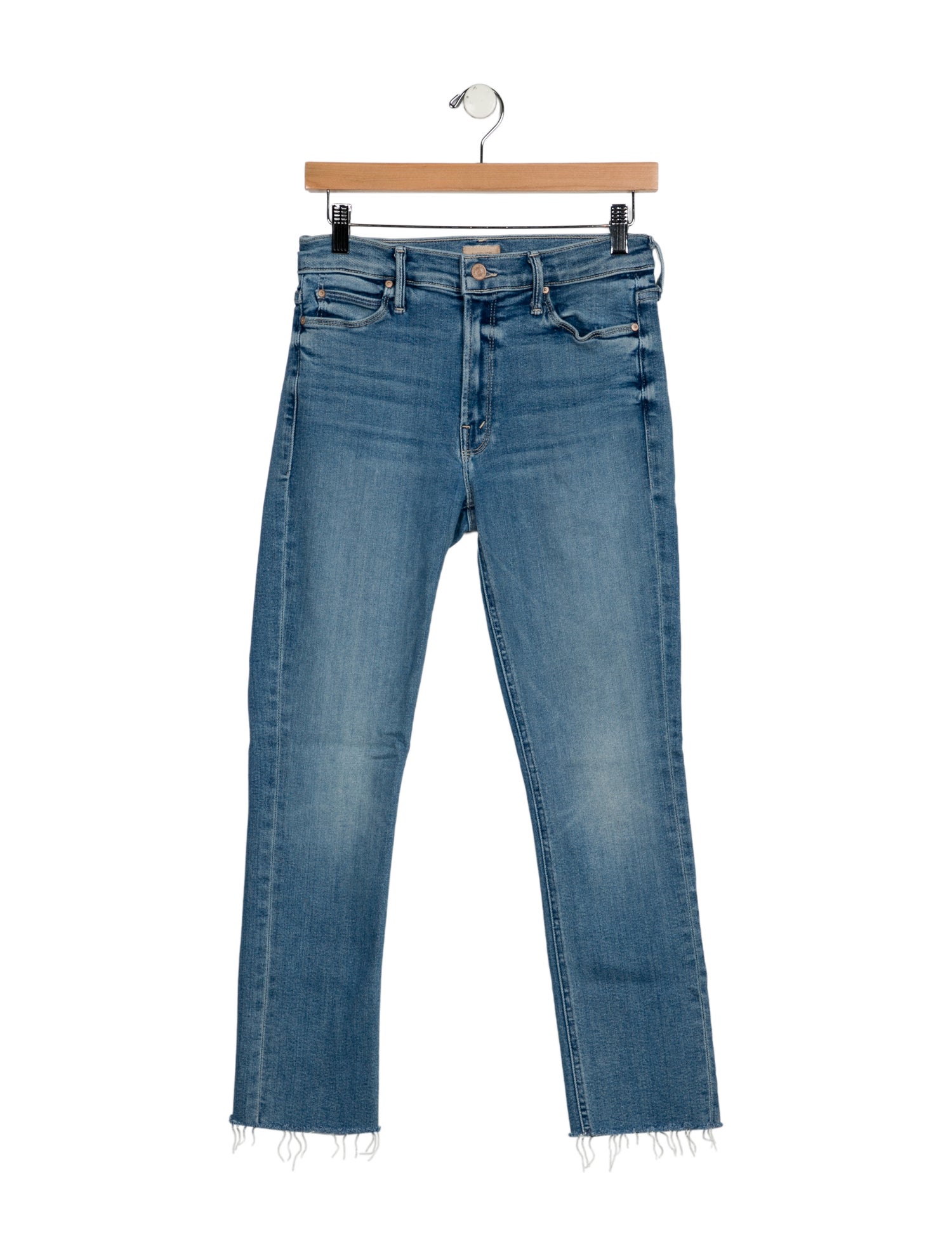 Mother Mid-Rise Skinny Leg Jeans