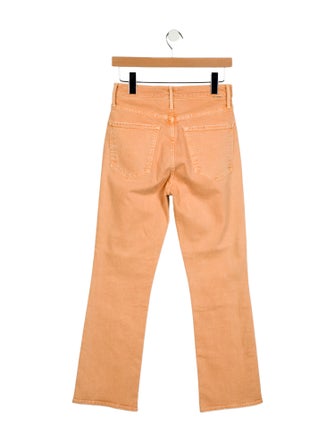 Mother High-Rise Straight Leg Jeans