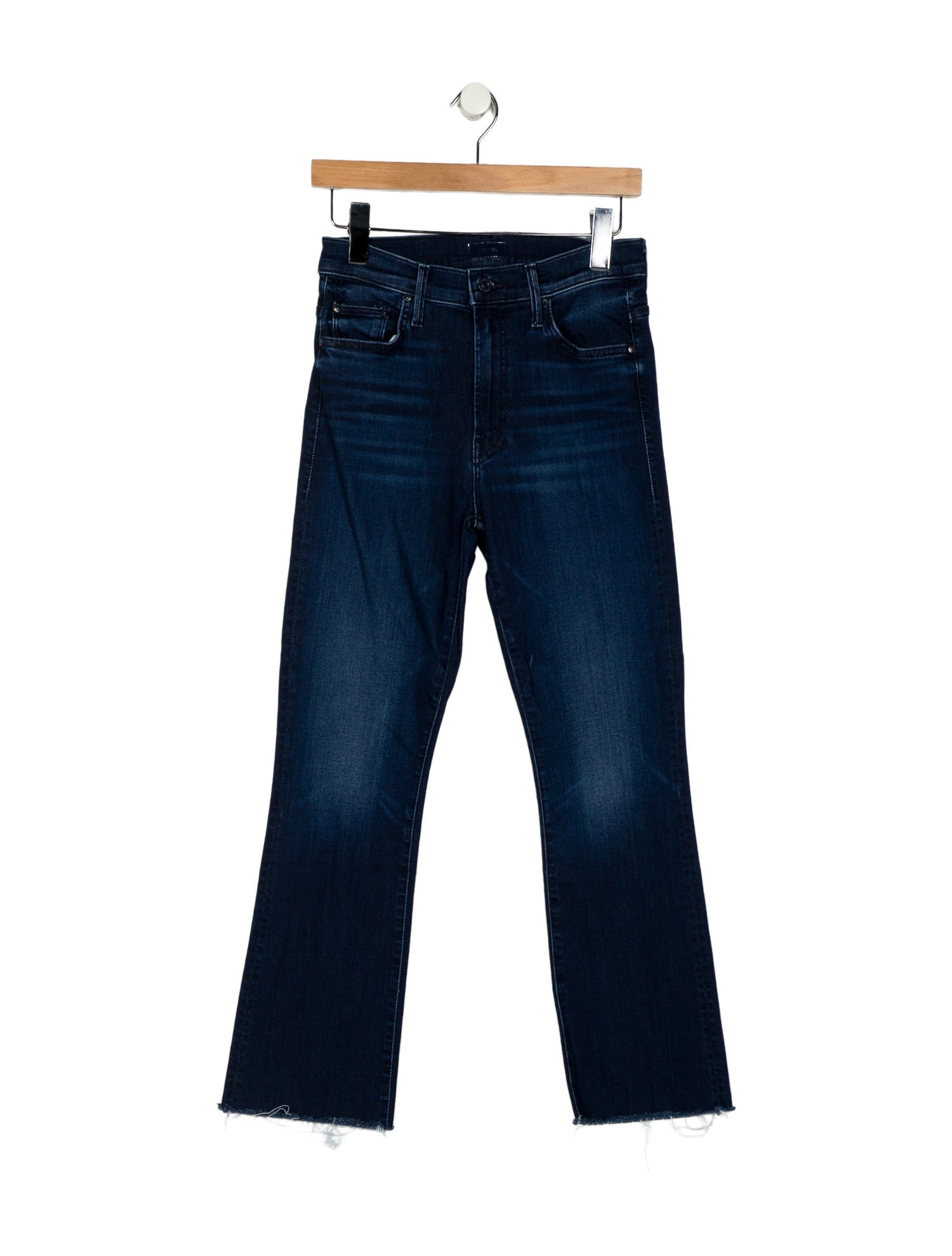 Mother Mid-Rise Straight Leg Jeans