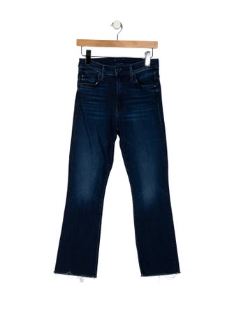Mother Mid-Rise Straight Leg Jeans