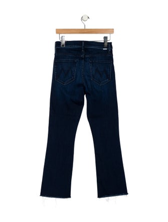Mother Mid-Rise Straight Leg Jeans