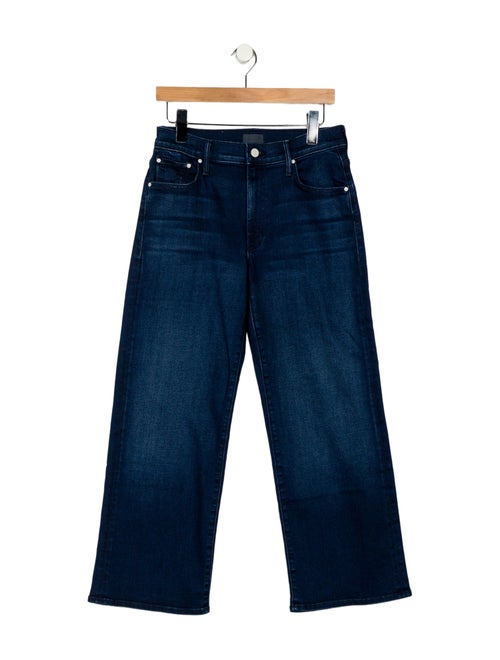 Mother Mid-Rise Wide Leg Jeans