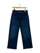 Mother Mid-Rise Wide Leg Jeans