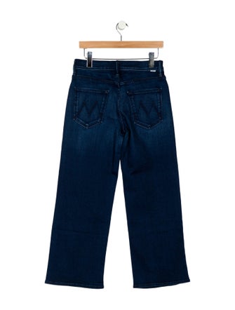 Mother Mid-Rise Wide Leg Jeans