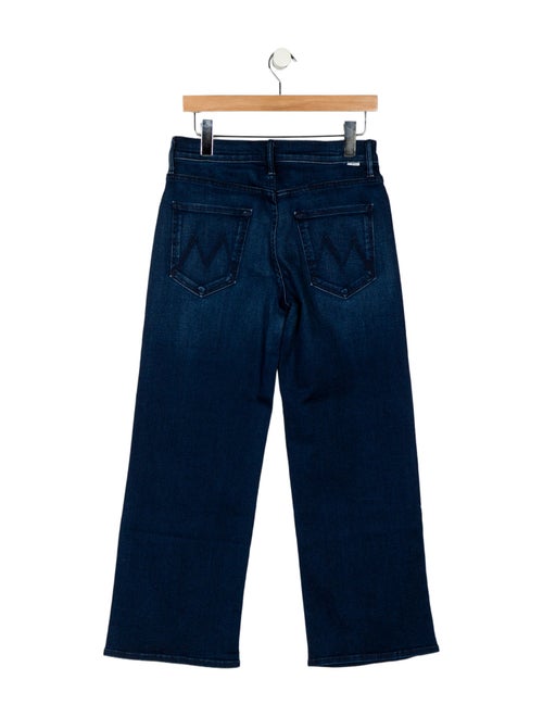 Mother Mid-Rise Wide Leg Jeans