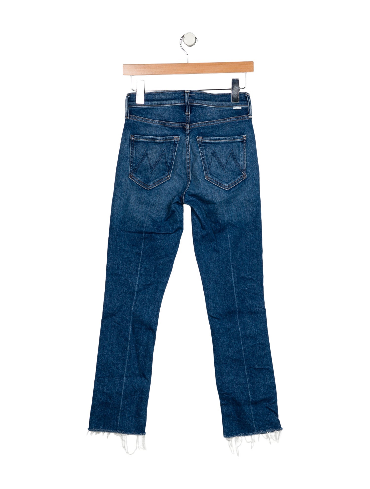 Mother Mid-Rise Straight Leg Jeans